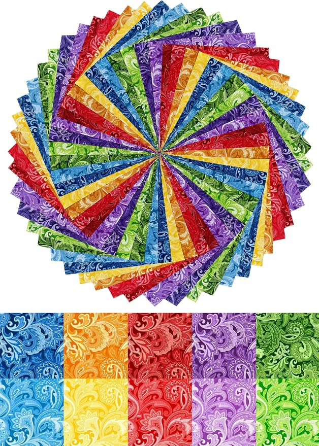 12"x12" 50pcs Cotton Fabric Squares - Image 7