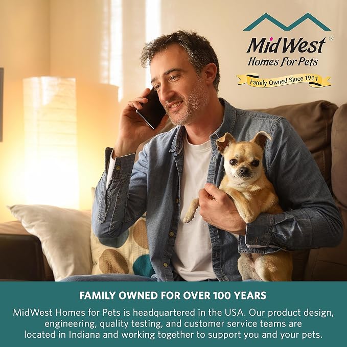 MidWest Homes for Pets QuietTime Giant Dog Bed – Gray Faux Fur Bolster - Image 6