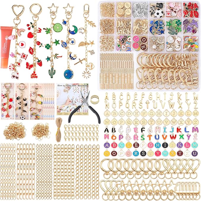 Riwiuue 760Pcs Lip Gloss Keychain Making Kit by Unknown