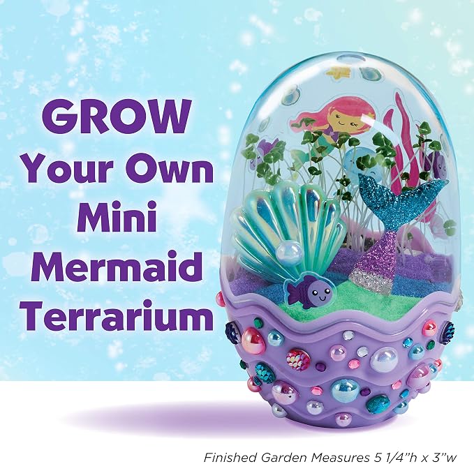 Creativity for Kids Mini Garden: Mermaid Terrarium Kit - Image 2