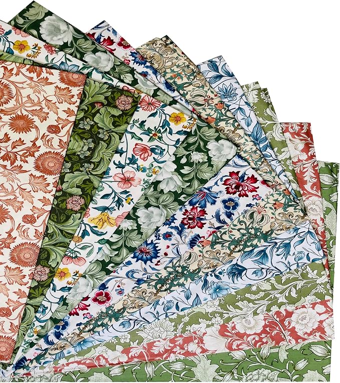 8"x8" 50pcs Cotton Fabric Squares - Image 4