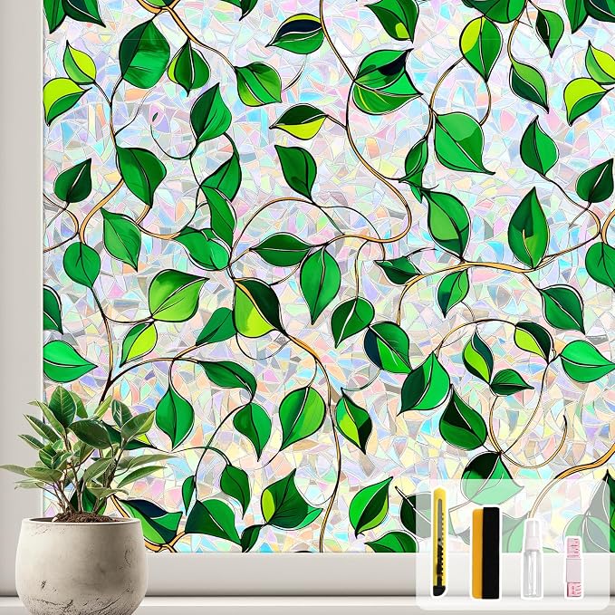 Kromapolis Window Privacy Film Decorative Stained Glass Tint by Kromapolis