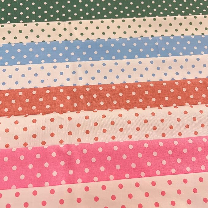 Cotton Fabric DIY Making Supplies Quilting Patchwork Fabric Fat Quarter Bundles by Antetek