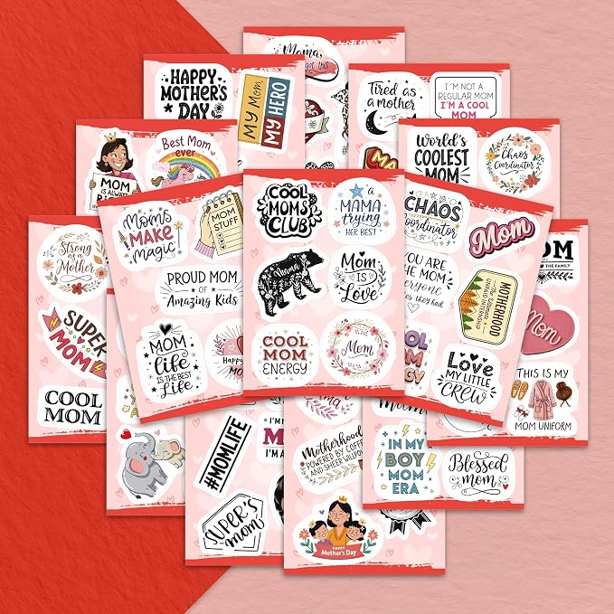100Pcs Funny Mom Stickers for Water Bottle, Phone - Image 6
