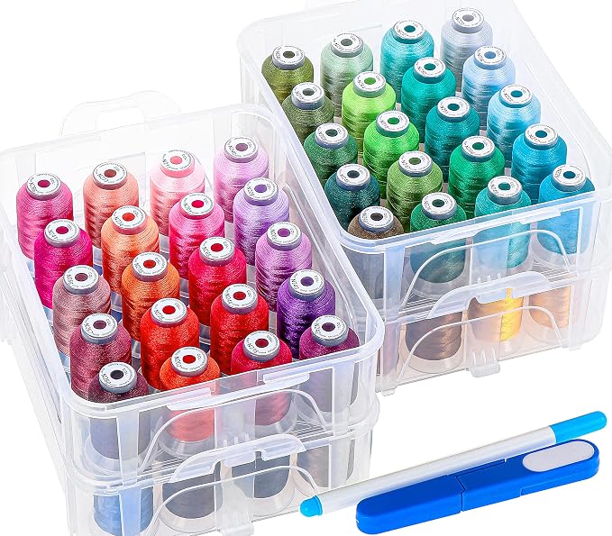 New brothread 80 Spools 500m Each Embroidery Machine Thread - Image 2