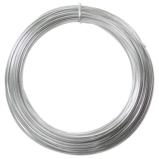 The Beadsmith Anodized Aluminum Wire – 12 Gauge – 39 feet – Silver Color – - Image 7