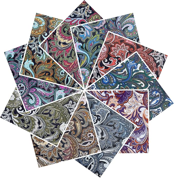 4" 200pcs Cotton Fabric Squares - Image 3