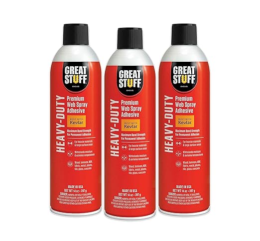 Great Stuff™ Heavy-Duty Web Adhesive 3-Pack - 14 oz - Aerosol