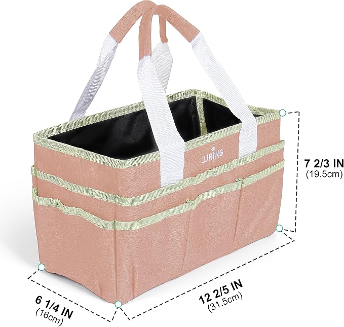 JJRING Craft Organizer Tote Bag, Art Storage Caddy - Image 3