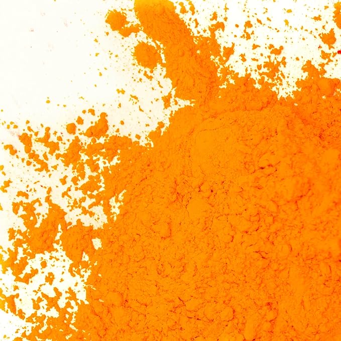 GOODTAKE Tangerine Yellow Iron Oxide Pigment Powder, Concrete Cement Dye Color Pigment for Brick, Tile, Clay, Lime, Mortar, Grout, Plaster, Paint, Bath Bombs Coloring Powder (Tangerine Yellow,4 Ounce)
