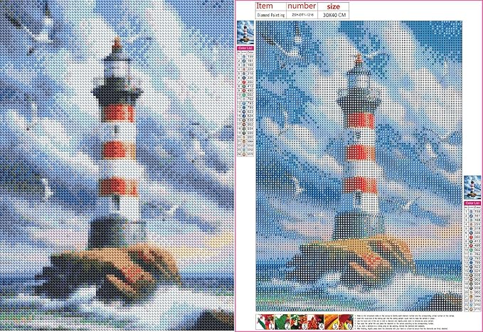Naykow Lighthouse Diamond Painting Kits - Image 2