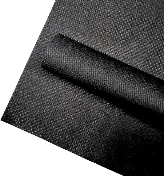 2 Sheets of Black 14 Count Aida Cloth – 18 x 18 Inch Pre-Cut Fabric Squares – Cross Stitch Fabric – 100% Cotton – Ideal for Needlework & Embroidery – The Knotty Unicorn