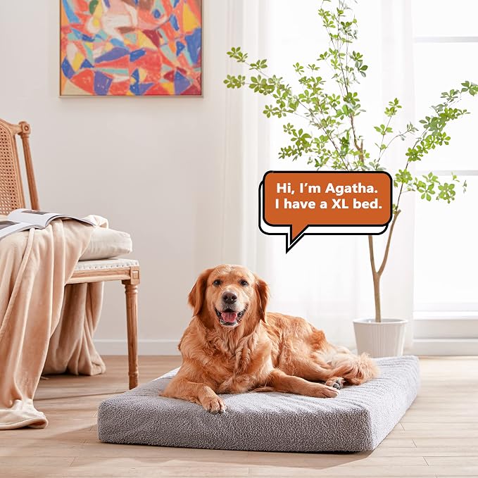 Orthopedic Extra Large Dog Bed for Large Dogs, 41 inches XL Washable - Image 6
