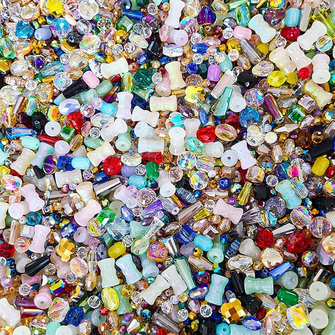 Half Pound Assorted Glass Beads - Image 7