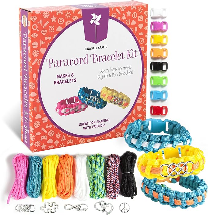 Pinwheel Crafts Paracord Bracelet Kit by PinwheelCrafts