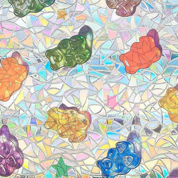ADD.HERES Window Privacy Film, Stained Glass Decorative Static Cling, Removable - Image 2
