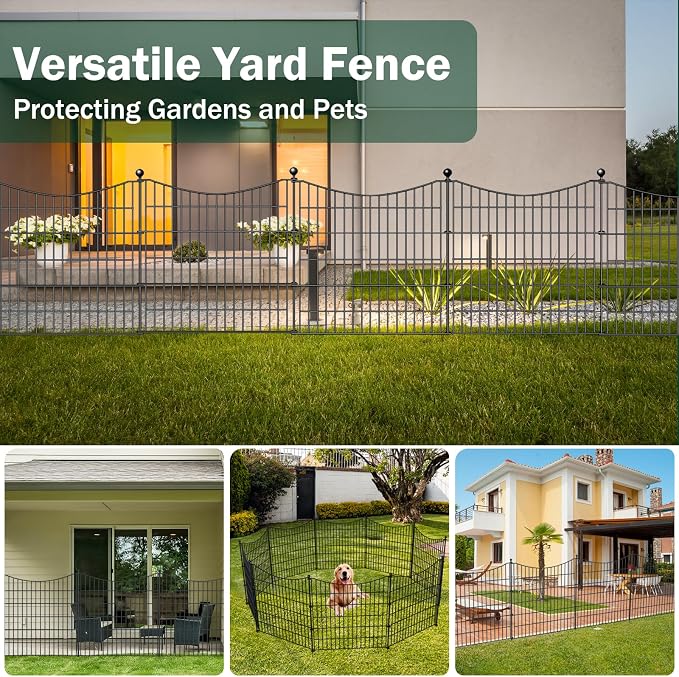 8 Panels Decorative Garden Fence - Image 6