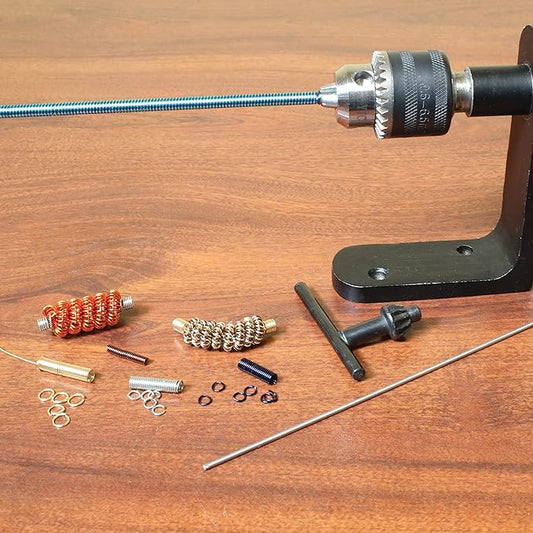 The Beadsmith EZ Coiler Pro – Wire Elements – Includes Mountable Base, 2 Mandrels, Chuck Key, Instructions, and a Storage Case – Create Jump Rings, Coiled Beads, Beaded Coils, and Spirals