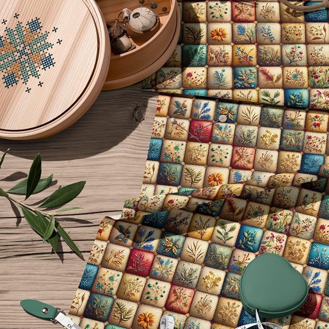 100% Cotton Fabric by the Yard – Turkish Quality Quilting & Sewing Fabric - Image 9