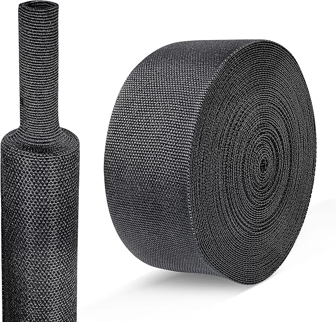 Heat Shrink Wire Loom 2:1 Shrinkable Braided Cable Sleeve 1-1/8 Inch ID-46ft by BuyUneed