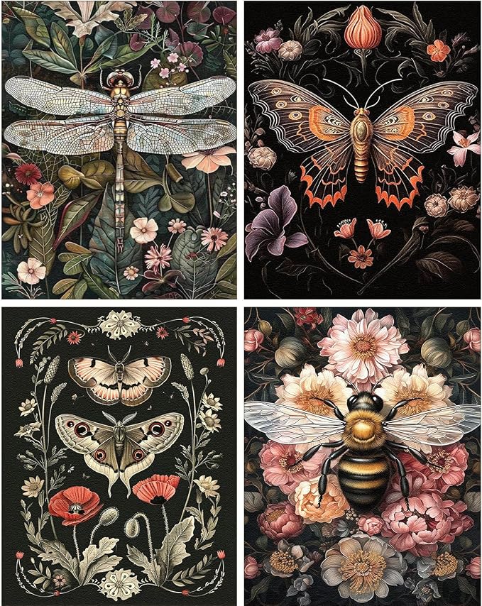 4 Pack Stamped Cross Stitch Kits by DIYHomeDecor