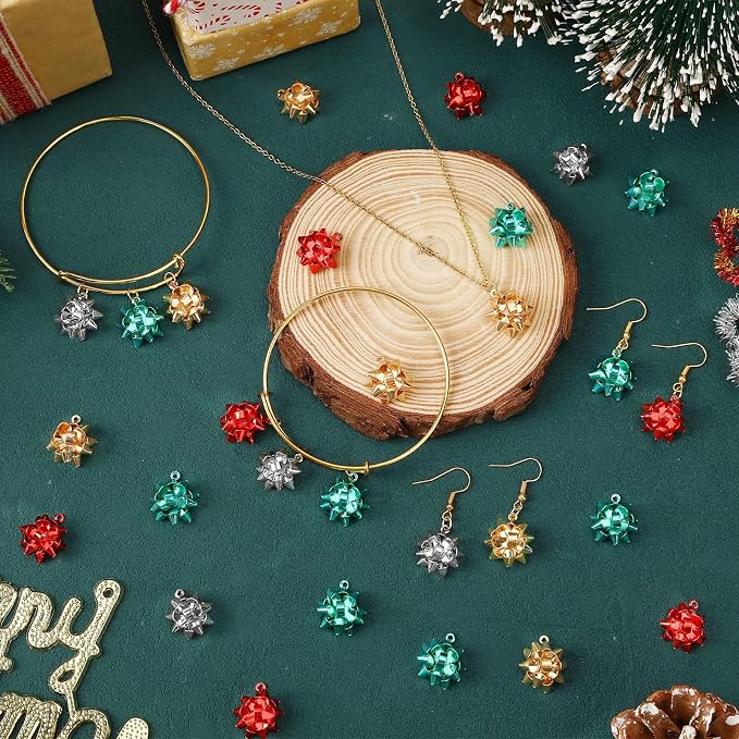 MARFOREVER 40 Pcs/20 Pairs Christmas Charms - Image 4