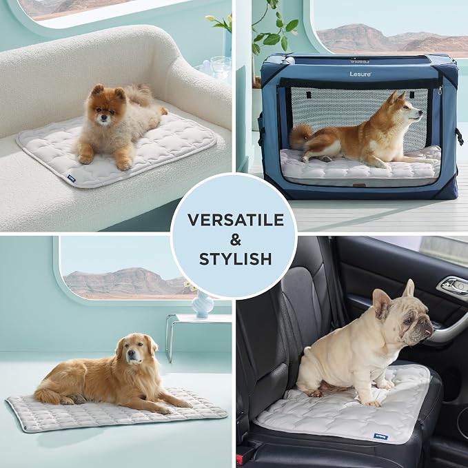Bedsure Cooling Mat for Large Dogs – 48x30 Thin Washable Cooling Pet Pad for - Image 5