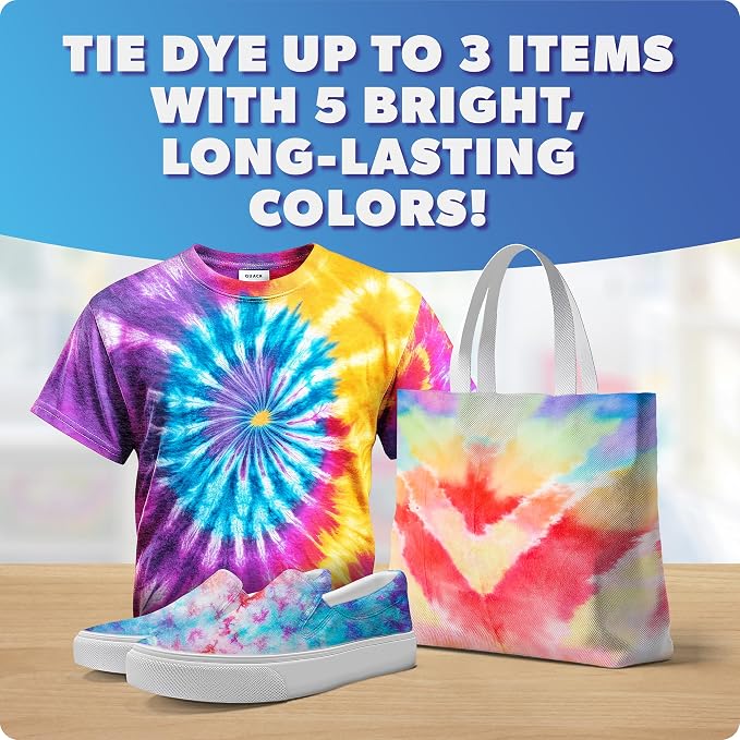 Blue Marble Tie-Dye Dotz 15-Piece Set – Make Vibrant, Colorful Tie Dye Designs - Image 5