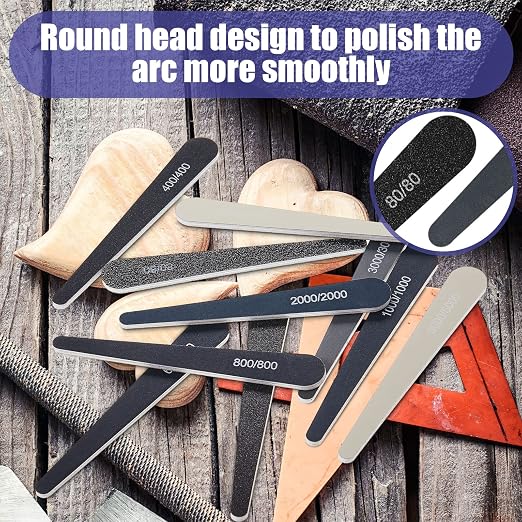 Honoson 20 Pcs Sanding Sticks for Plastic Models 3D Print Polishing Sticks - Image 5