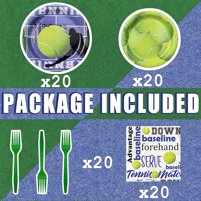 Tennis Party Decorations Set - Image 3