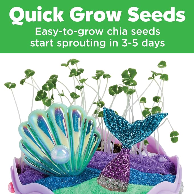 Creativity for Kids Mini Garden: Mermaid Terrarium Kit - Image 4