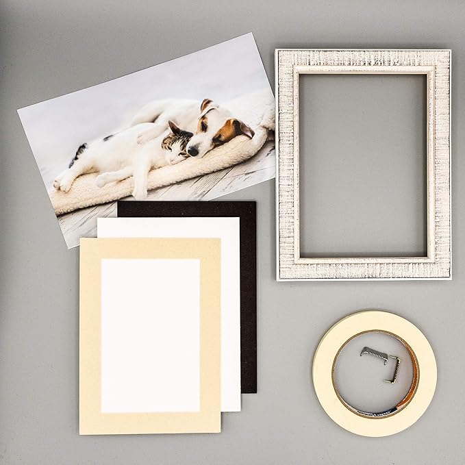 11x14 Mat for 8.5x11 Photo - Precut Tan Picture Matboard for Frames Measuring 11 x 14 Inches - Bevel Cut Matte to Display Art Measuring 8.5 x 11 Inches - Acid Free Pack of 25 MATS