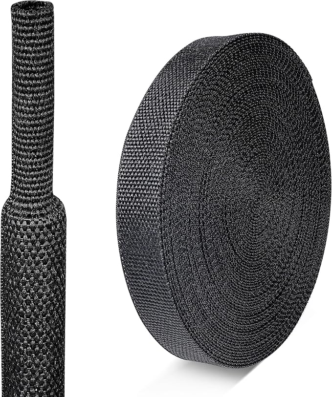 Heat Shrink Wire Loom 2:1 Shrinkable Braided Cable Sleeve 3/8 Inch ID-88ft by BuyUneed