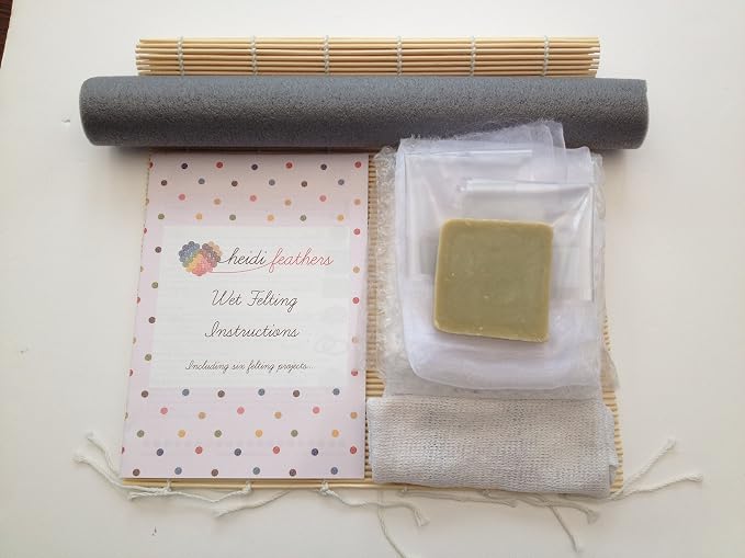 Heidifeathers Starter Wet Felting Kit Without Wool - Image 2