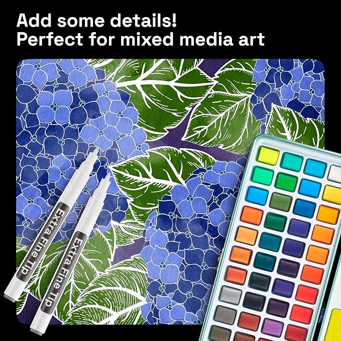 ARTISTRO 5 White Paint Pen for Rock, Painting - Image 5