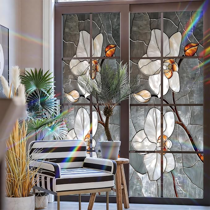 Stained Glass Window Privacy Film Static Cling - Image 3