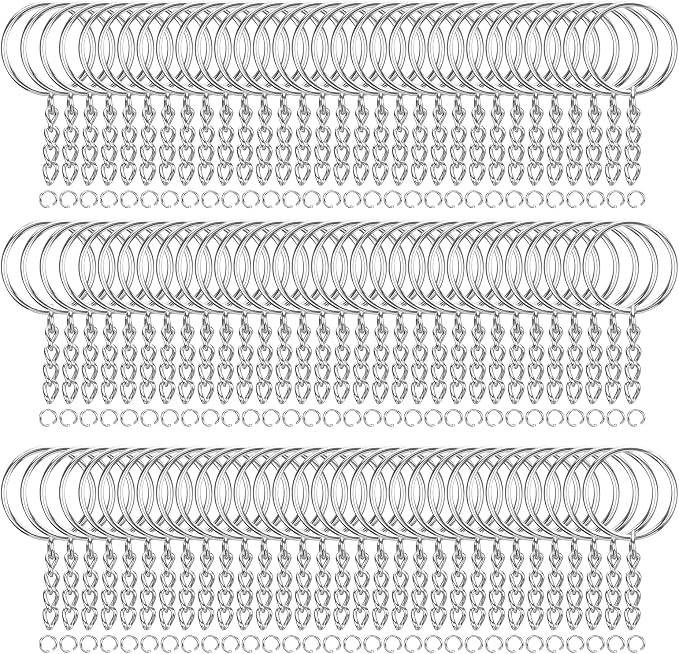 HAUTOCO 100pcs Keychain Rings by HAUTOCO