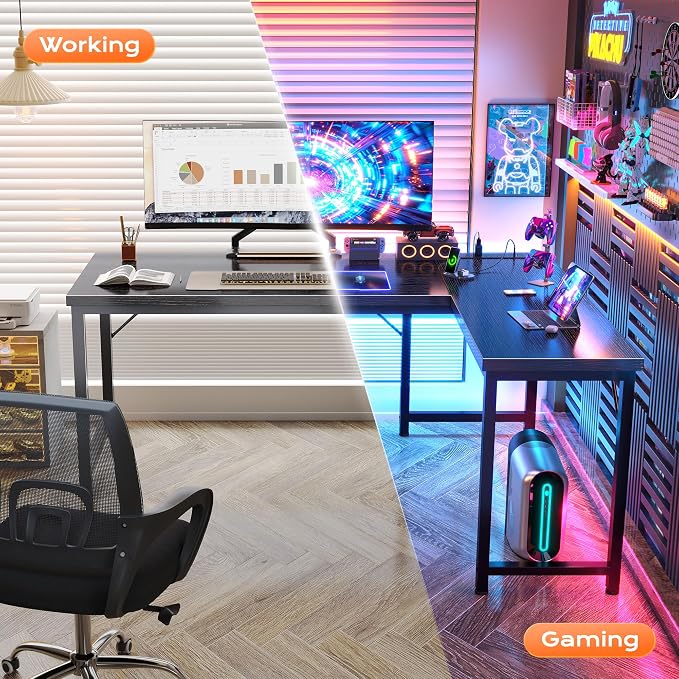 Huuger 55 Inch L Shaped Desk - Image 6