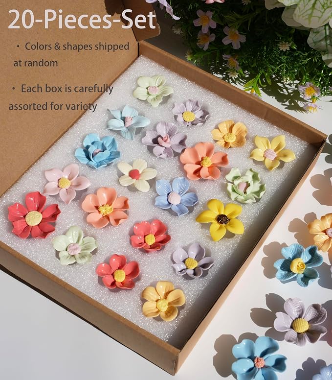 Lanyani 20 Glazed Ceramic Flower - Image 6