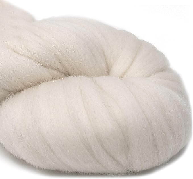 Living Dreams Yarn Wool Roving. Super Soft BFL Combed Top Pre-Drafted - Image 2