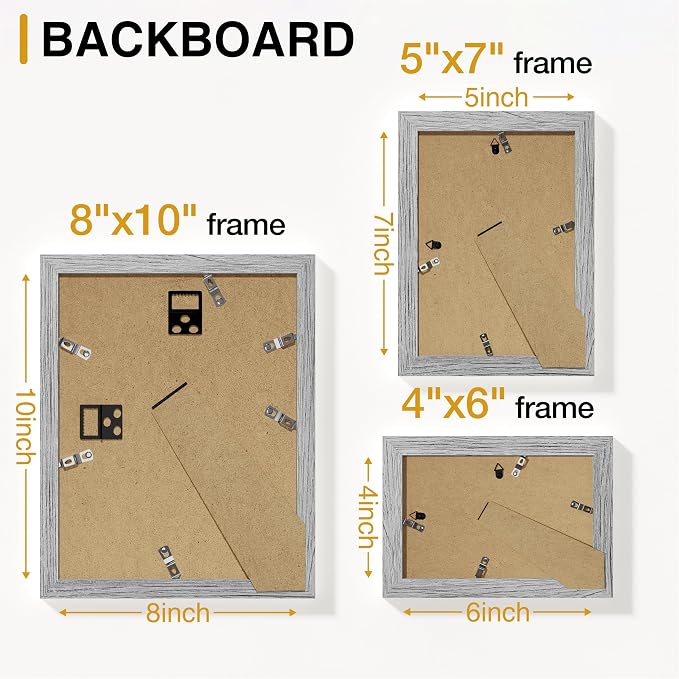 Vittanly 15 Pack Picture Frames Collage Wall Decor - Image 9