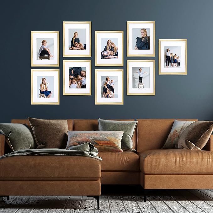 Sheffield Home 9 Piece Gallery Wall Frame Set, 11x14 Inch - Image 6