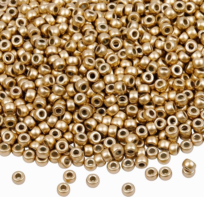 1000Pcs Pony Beads Bracelet 9mm Rainbow Plastic Barrel Pony Beads by Auvoua