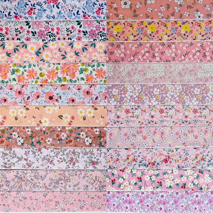 40 Strip Jelly Roll Fabric Strips - Image 4