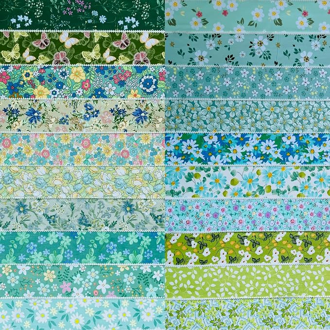 40 Strip Jelly Roll Fabric Strips - Image 4