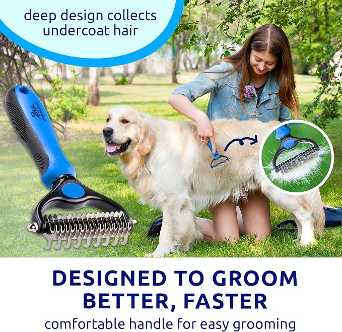 Pat Your Pet Deshedding Dog Brush - Image 7