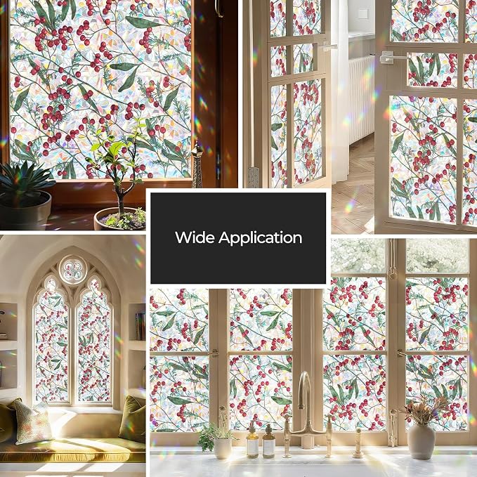 ADD.HERES Window Privacy Film, Stained Glass Decorative Static Cling, Removable - Image 7