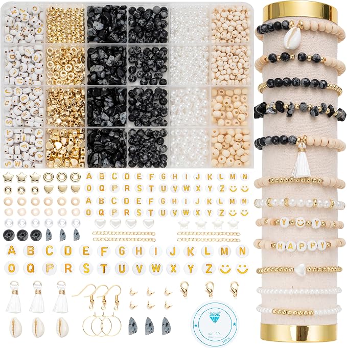 Xylise Jewelry Making Supplies Kit Natural Stone Beads by Unknown