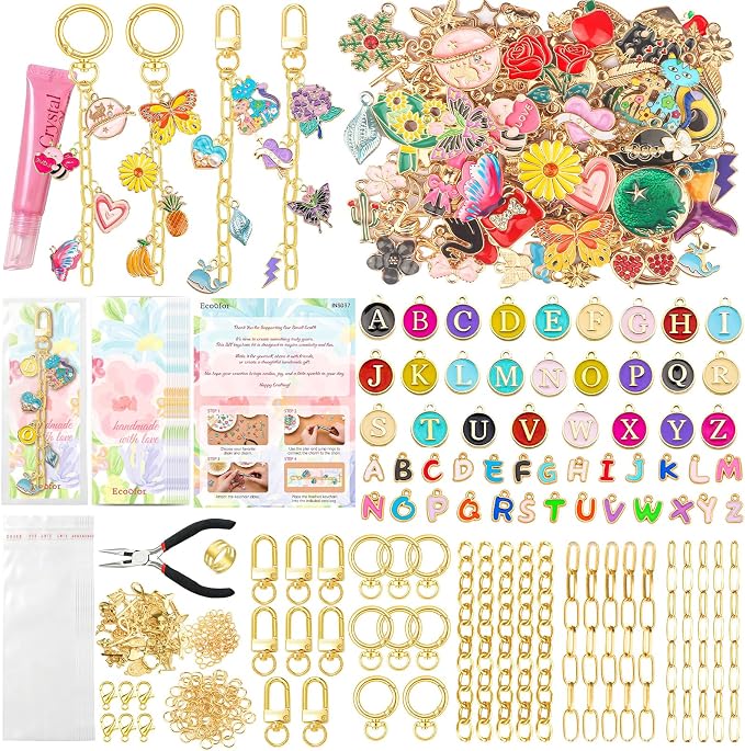 Ecoofor 397 Pcs Keychain Making Kit - Image 8