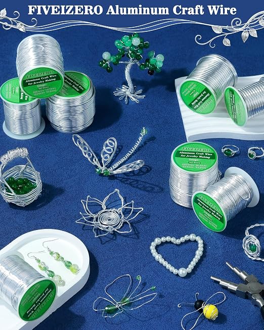 FIVEIZERO 18 Gauge Aluminum Craft Wire 328ft, Armature Wire - Image 5